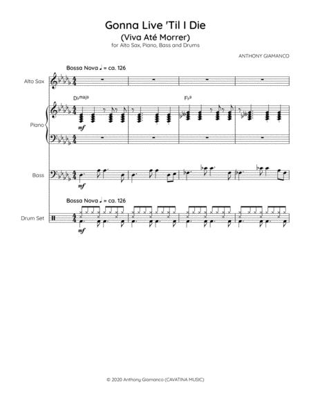 Gonna Live Til I Die Jazz Quartet Page 2