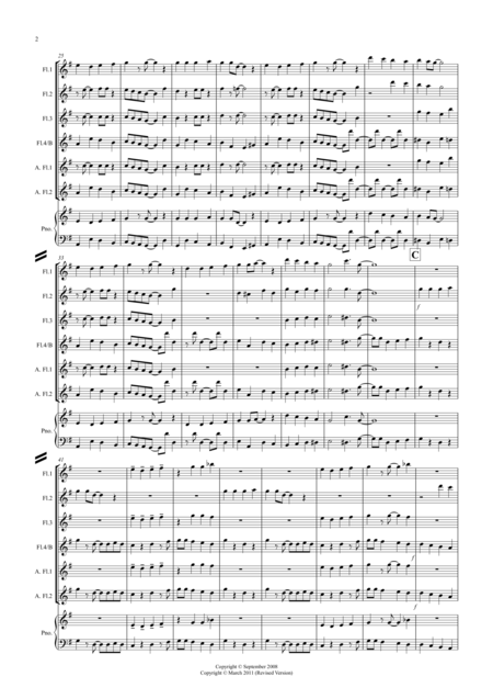 Good King Wenceslas Jazzy Style For Flute Quartet Page 2