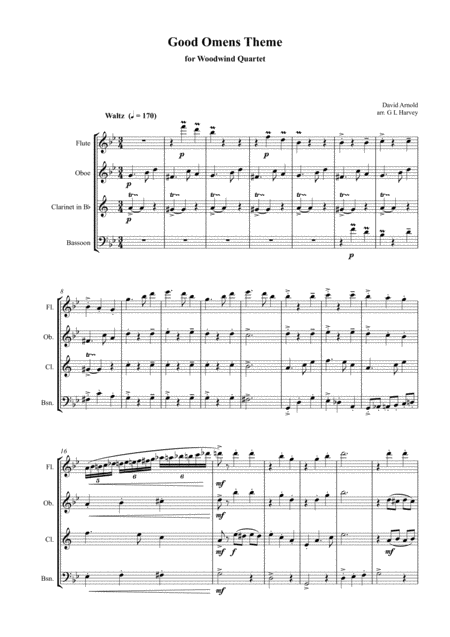 Good Omens Theme For Woodwind Quartet Page 2