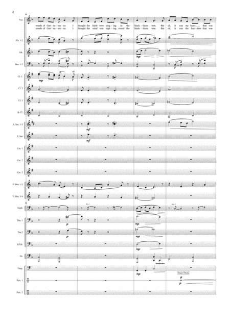 Gortnamona Percy French For Voice And Concert Band Page 2