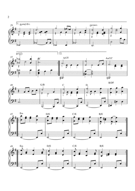 Grand Allegro Jazz Waltz Sheet Music For Ballet Class From Music For Ballet Class Vol 3 With A Jazz Twist By Sren Bebe Page 2