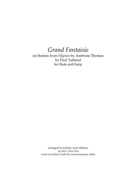 Grand Fantaisie By Paul Taffanel On Themes From Mignon By Ambrose Thomas Page 2