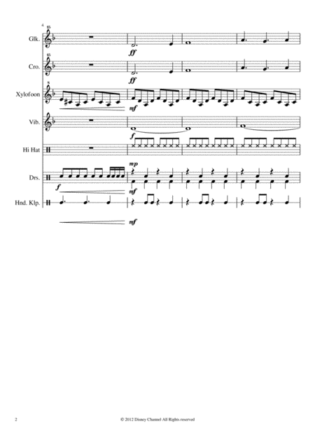 Gravity Falls Theme For Percussion Page 2