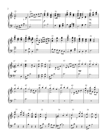 Great Is Thy Faithfulness 3 Octave Handbells Page 2