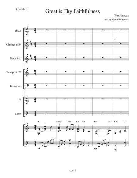 Great Is Thy Faithfulness Small Orchestra With Piano Page 2