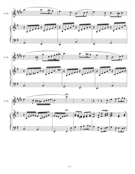 Greesleeves What Child Is This For Alto Sax And Piano Page 2