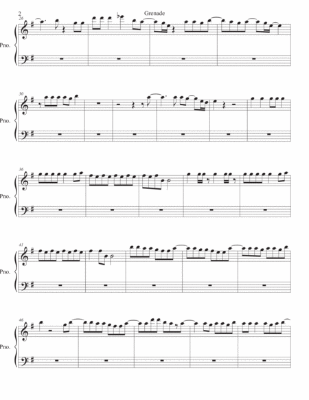 Grenade Piano Page 2