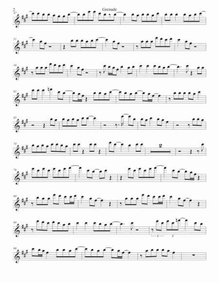 Grenade Soprano Sax Page 2