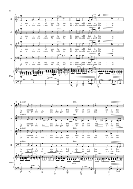 Grieg Bn Og Tempeldans Prayer And Templedans Mixed Choir And Piano Page 2