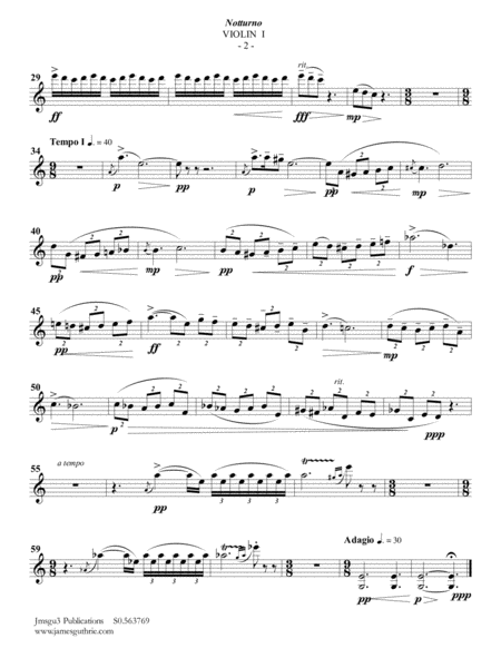 Grieg Notturno Op 54 No 3 For Piano Trio Page 2