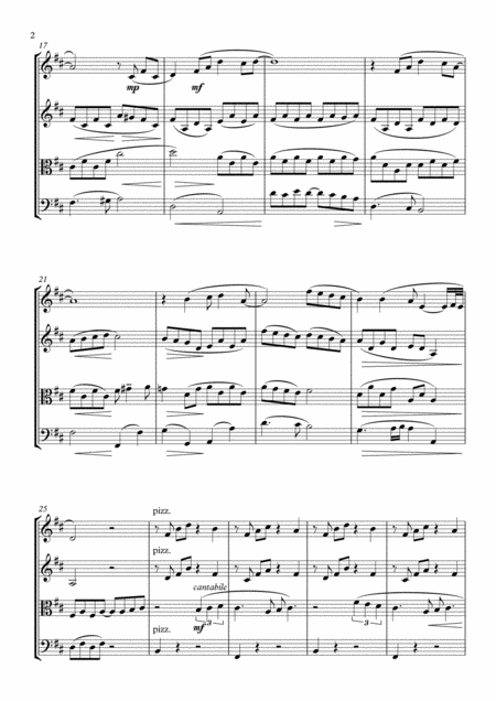 Grow Old With Me String Quartet Page 2