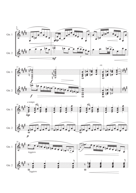 Guitar Duet Page 2