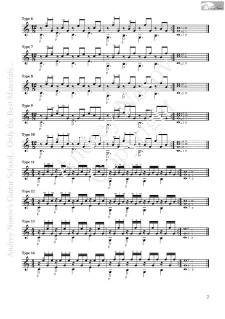 Guitar Xercises Arpeggio 60 Types Page 2