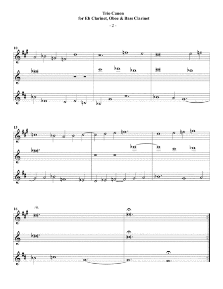 Guthrie Trio Canon For Eb Clarinet Oboe Bass Clarinet Page 2