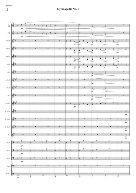 Gymnopdie No 1 For Wind Band Concert Band Page 2