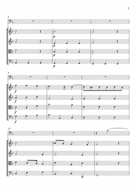 Haendel Ombra Mai F For Violoncello And String Quartet Page 2