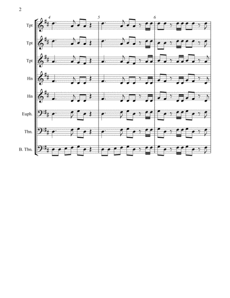 Hallelujah Chorus For Brass Octet Page 2