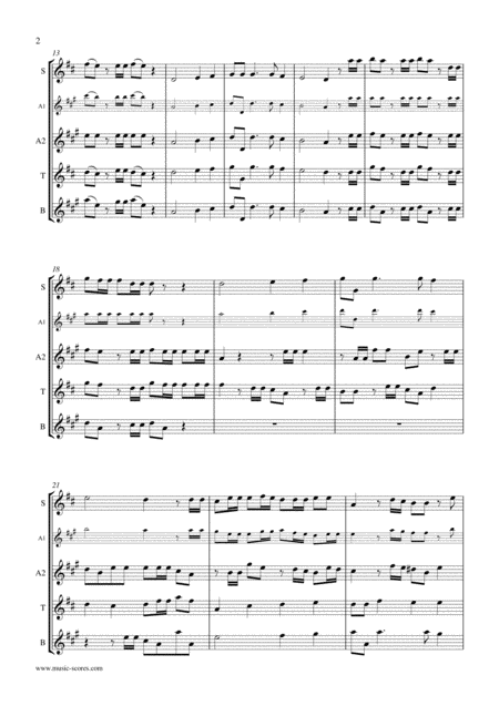 Hallelujah Chorus Sax Quartet C Ma Page 2