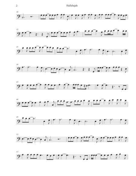 Hallelujah Euphonium Page 2