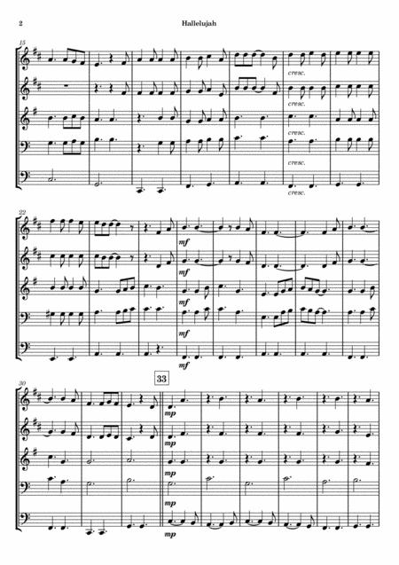 Hallelujah For Brassquintet Page 2