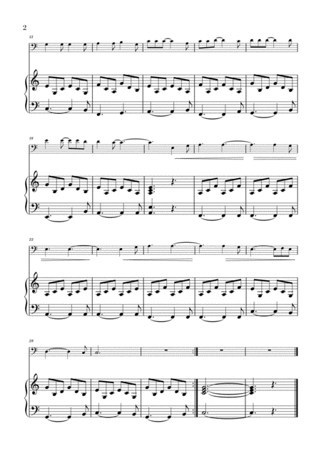 Hallelujah For Cello And Piano Page 2