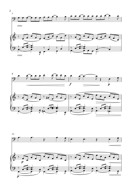 Hallelujah Leonard Cohen Bassoon Piano Page 2