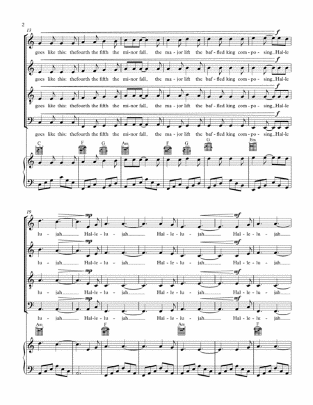 Hallelujah Satb Arrangement Page 2