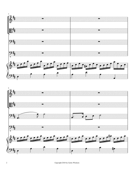 Hallelujah What A Saviour Piano Quintet Page 2