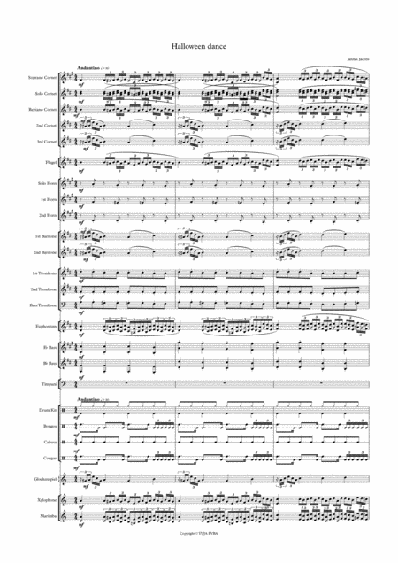 Halloween Dance For Brass Band By Jannes Jacobs Page 2
