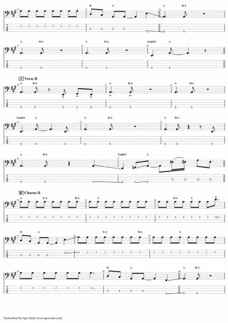 Hammer To Fall Queen John Deacon Complete And Accurate Bass Transcription Whit Tab Page 2