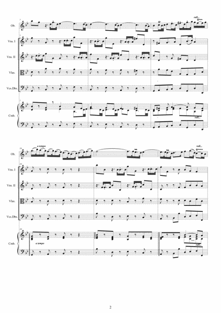 Handel Oboe Concerto In G Minor Hwv 287 For Oboe Strings And Continuo Page 2