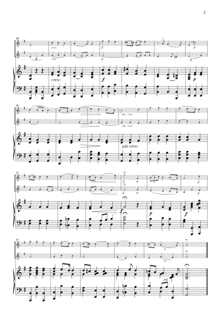 Handel Ombra Mai Fu Largo For 2 Violins Piano Vn205 Page 2