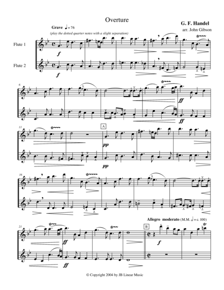 Handels Messiah Selections For Flute Duet Page 2