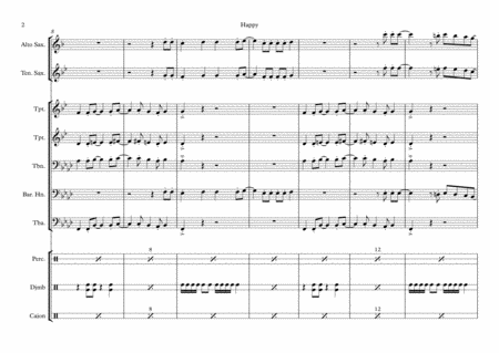 Happy Brass Sax Ensemble Page 2