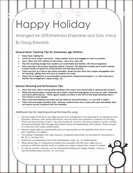 Happy Holiday As Sung By Andy Williams Page 2