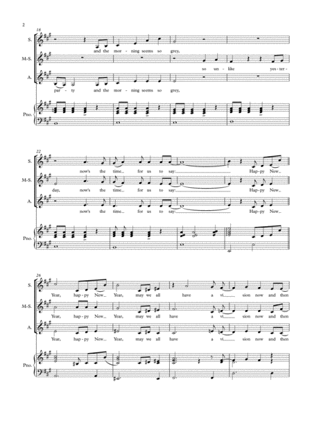 Happy New Year Female Choir Page 2