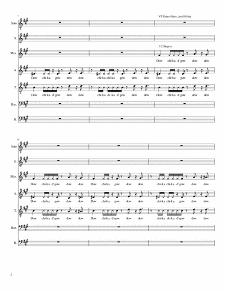 Hard To Handle Satb A Cappella Page 2