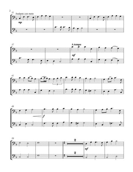 Hark The Herald Angels Sing Bass C Instrument Duet Parts Only Page 2