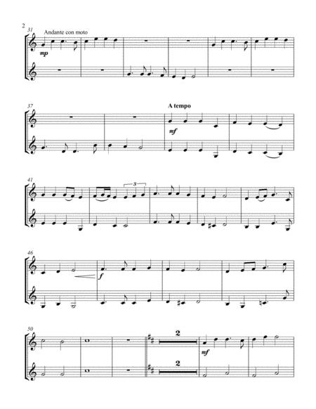 Hark The Herald Angels Sing Treble F Instrument Duet Parts Only Page 2