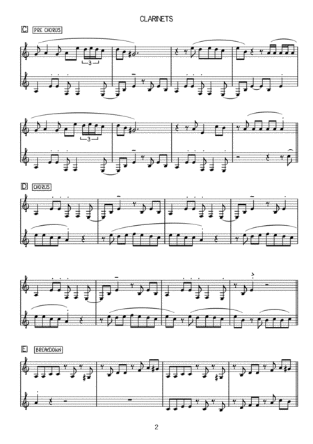 Havana Clarinet Duet Page 2