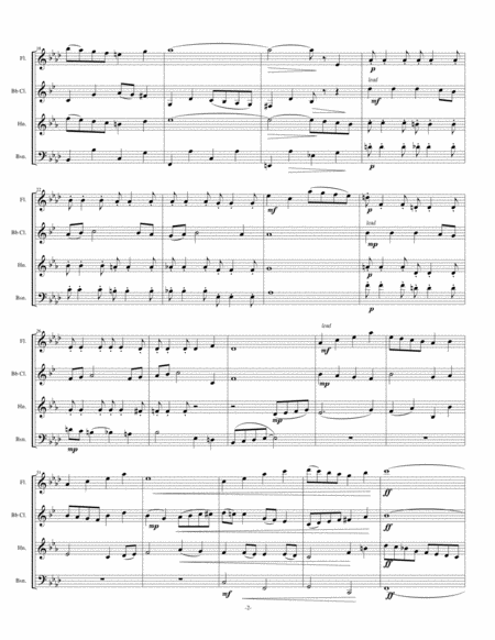 Have Yourself A Merry Little Christmas For Wind Quartet Page 2