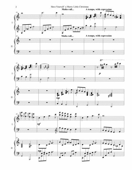 Have Yourself A Merry Little Christmas Piano Four Hands Page 2