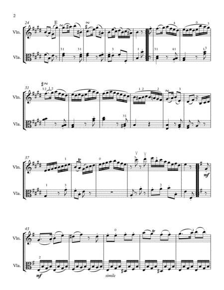 Haydn Sonata In E Minor For Violin And Viola 3rd Movement Page 2