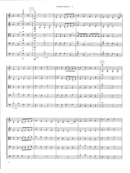 Haydns Surprise Theme From Symphony 94 2nd Mvt Full Score Page 2