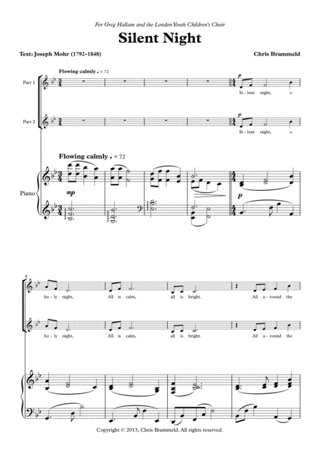 He Leadeth Me Duet Alto Sax Piano With Score Part Page 2