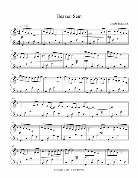 Heaven Sent An Original Solo For Lever Or Pedal Harp From My Book Gentility Page 2