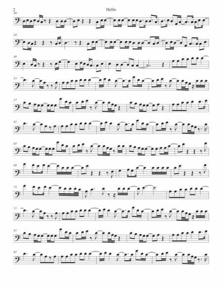 Hello Cello Easy Key Of C Page 2