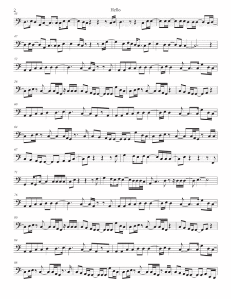 Hello Tuba Easy Key Of C Page 2