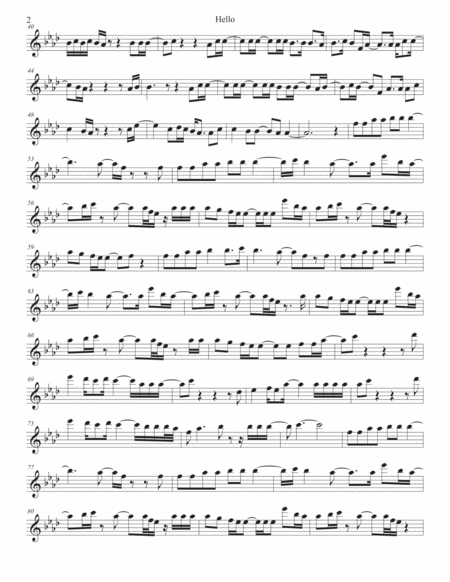 Hello Violin Original Key Page 2