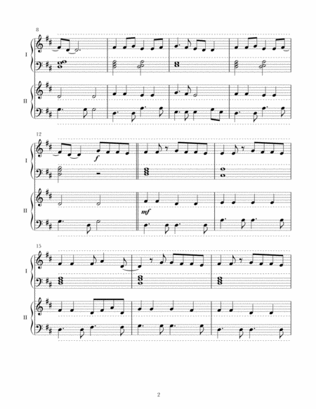 Here I Am To Worship Easy Piano Duet Page 2